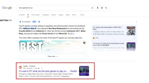 community-driven SEO impact with reddit threads ranking in google search results