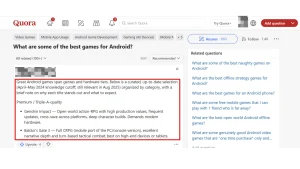 community-driven SEO using quora answers to improve search rankings and authority