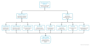 Header tags SEO guide showing how proper heading hierarchy helps both traditional search engines and AI platforms understand website content.